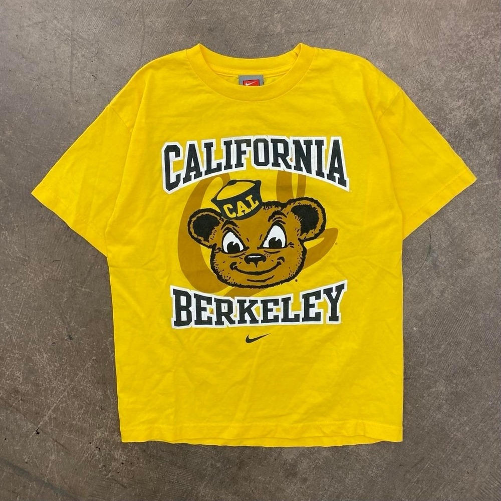 Vintage Cal California Berkeley Golden Bears Nike Center Swoosh 90s Shirt M